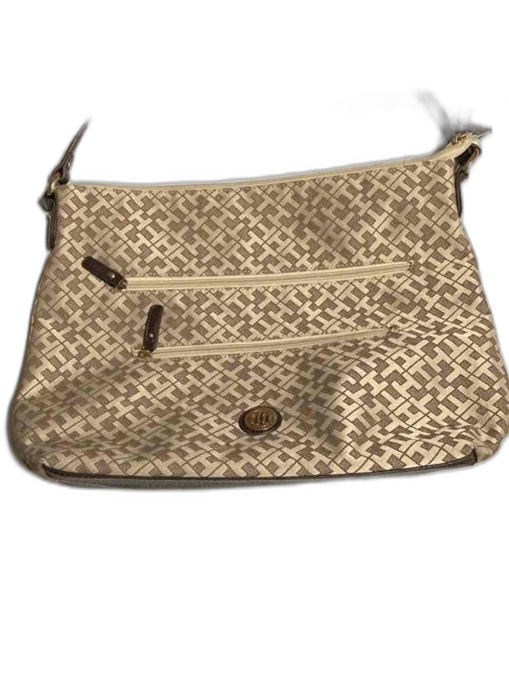 Tommy Monogram Canvas Bag NEW WITHOUT TAGS